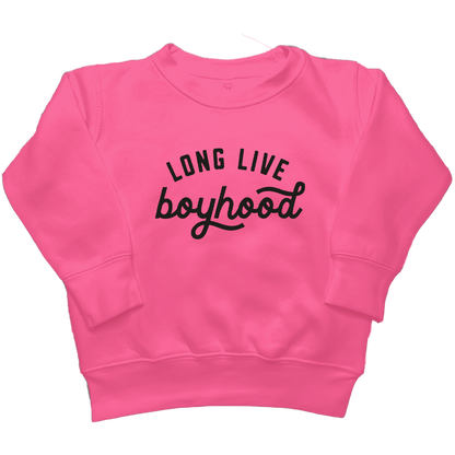 Long Live Boyhood Kids Crew Neck Sweatshirt