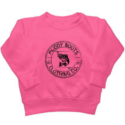 Rod Bending Kids Crew Neck Sweatshirt