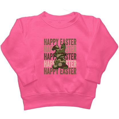 Happy Easter Kids Crew Neck Sweatshirt