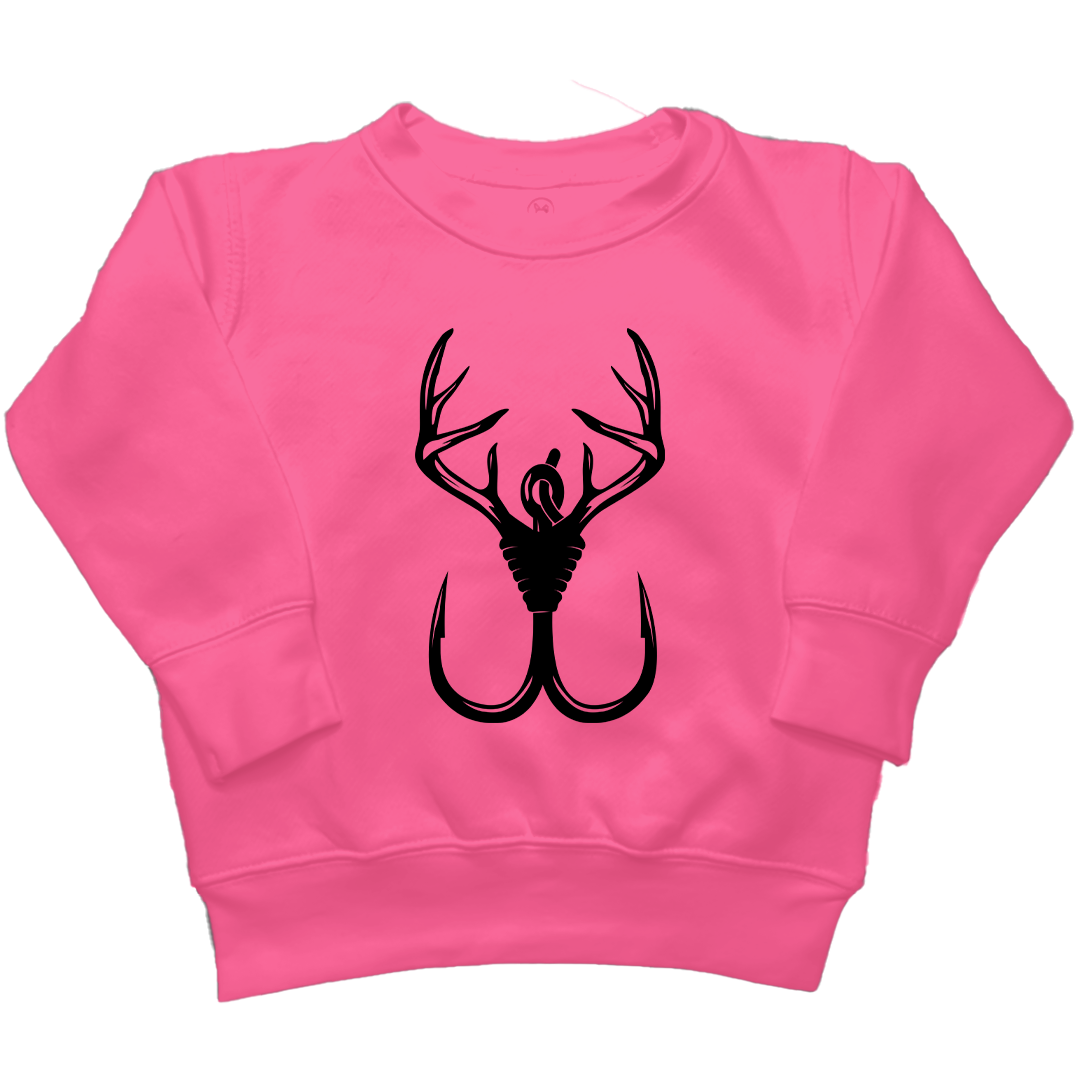 Antler Hook Kids Crew Neck Sweatshirt