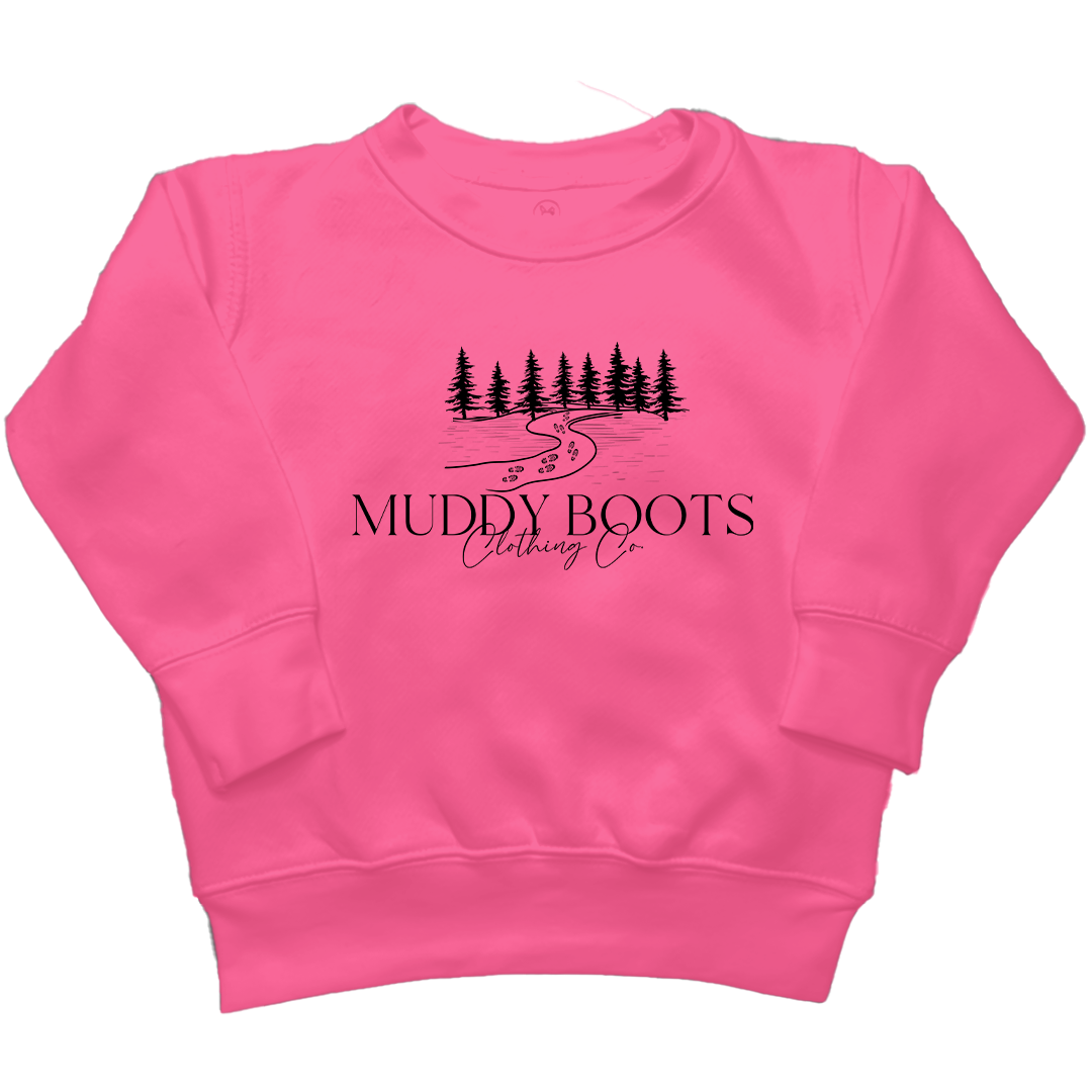 Muddy Boots Kids Crew Neck Sweatshirt