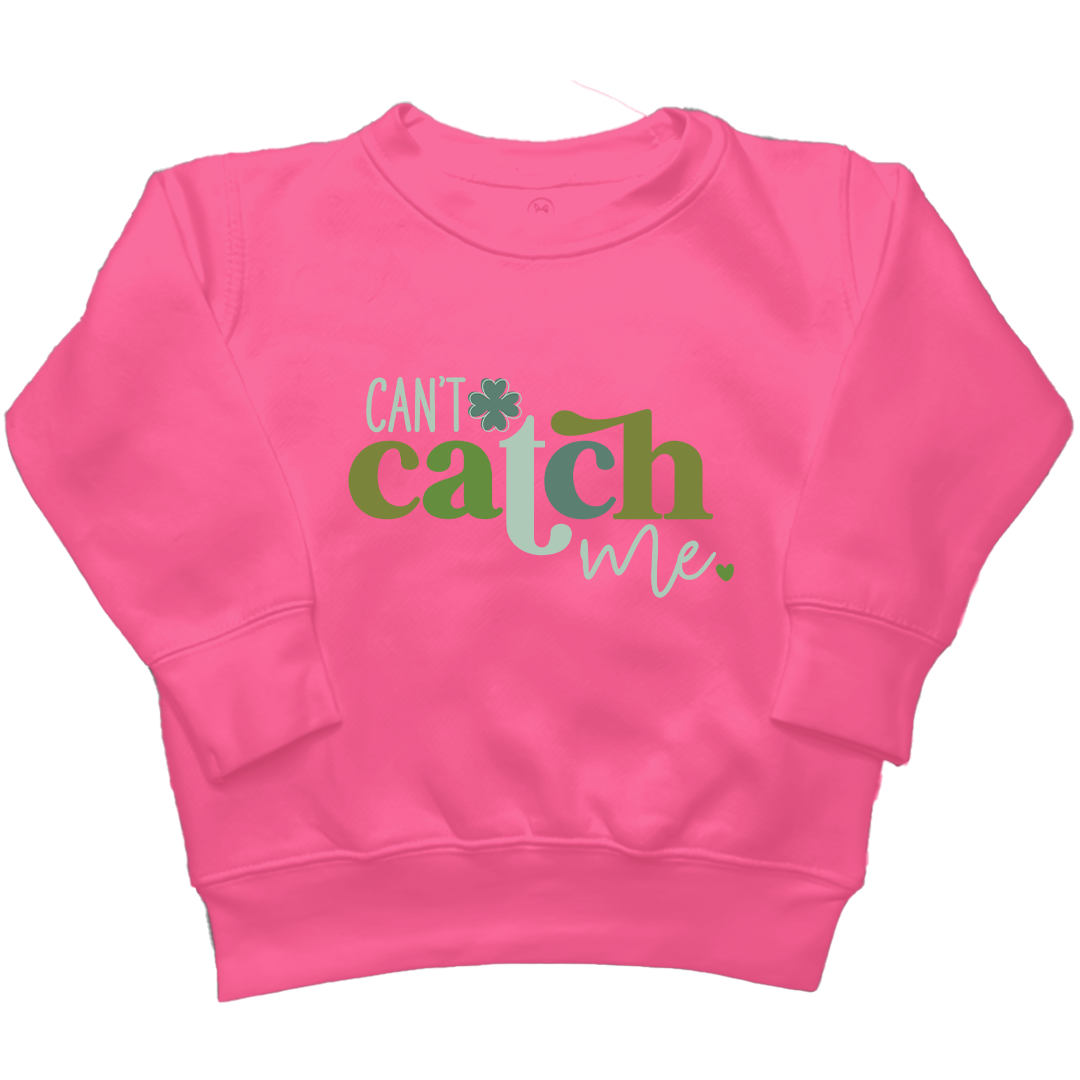 Can't Catch Me Kids Crew Neck Sweatshirt