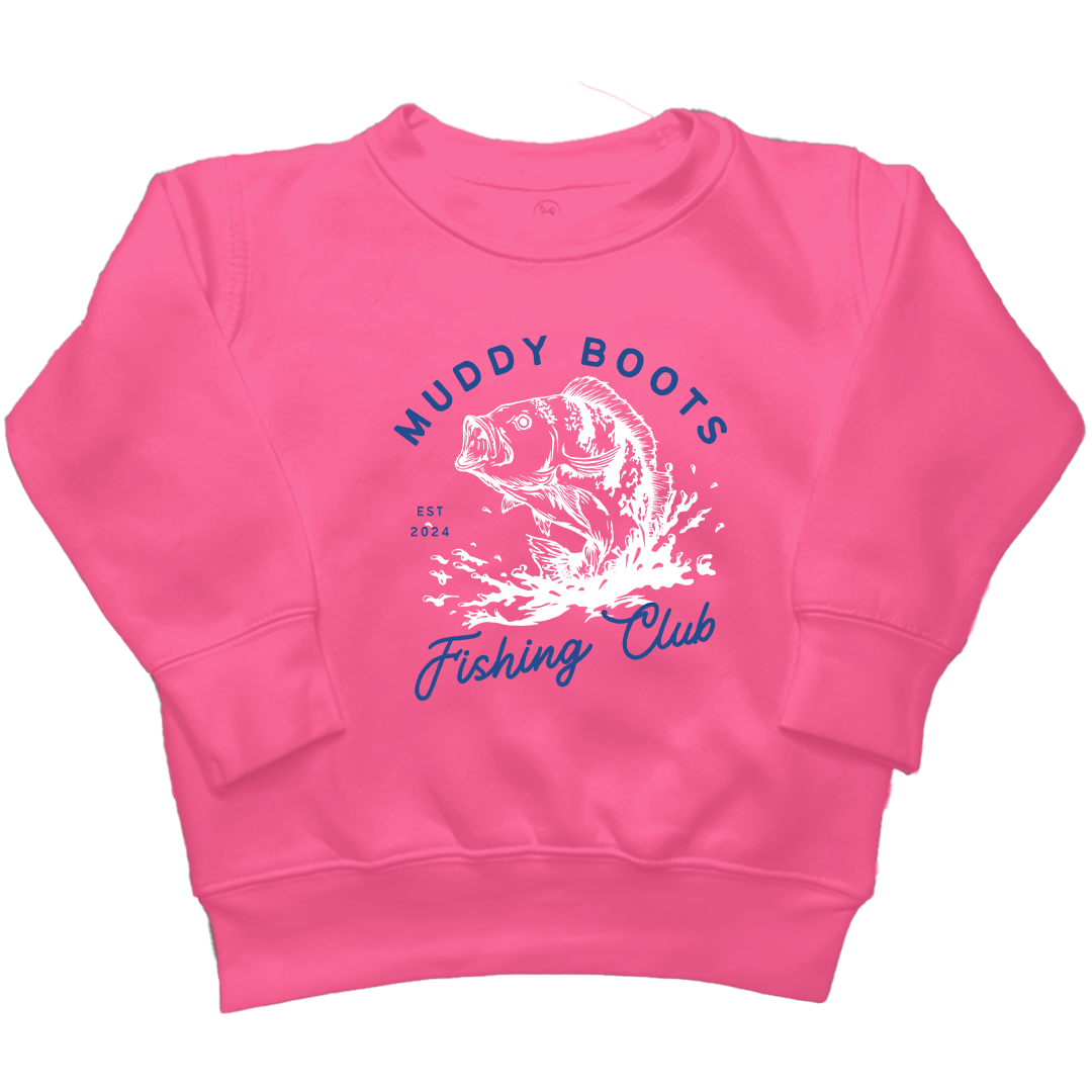 MB Fishing Club Kids Crew Neck Sweatshirt