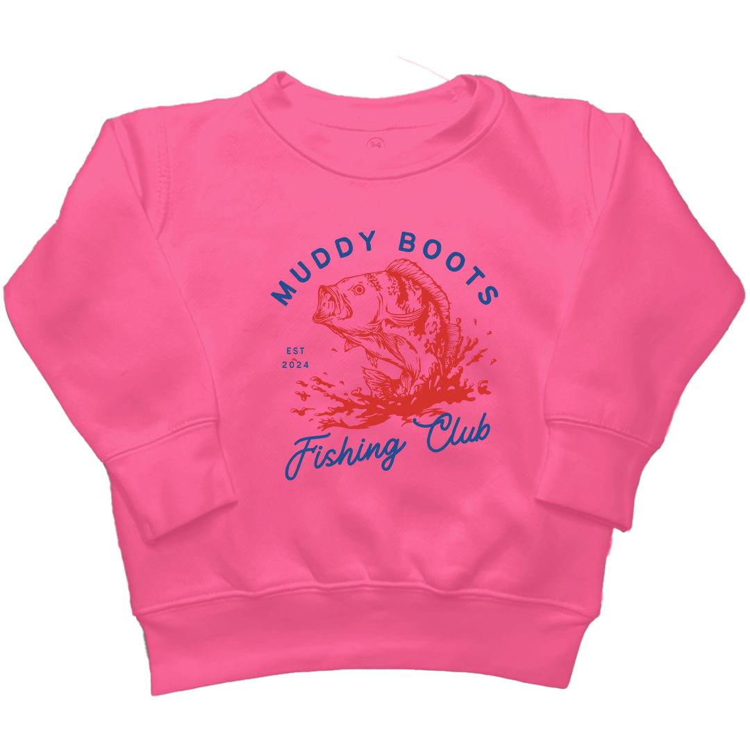 MB Fishing Club Kids Crew Neck Sweatshirt