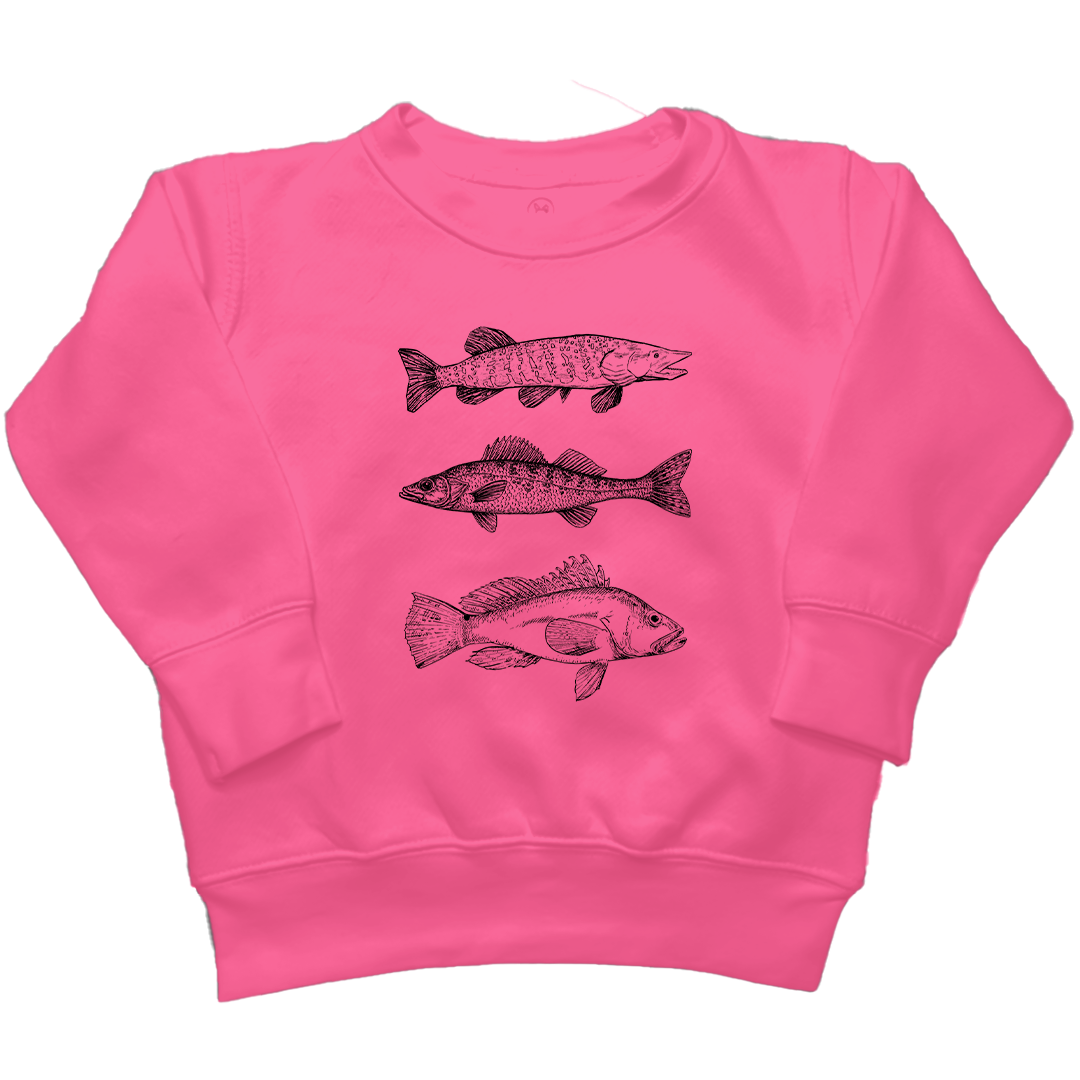 Midwest Fish Kids Crew Neck Sweatshirt