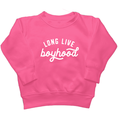 Long Live Boyhood Kids Crew Neck Sweatshirt