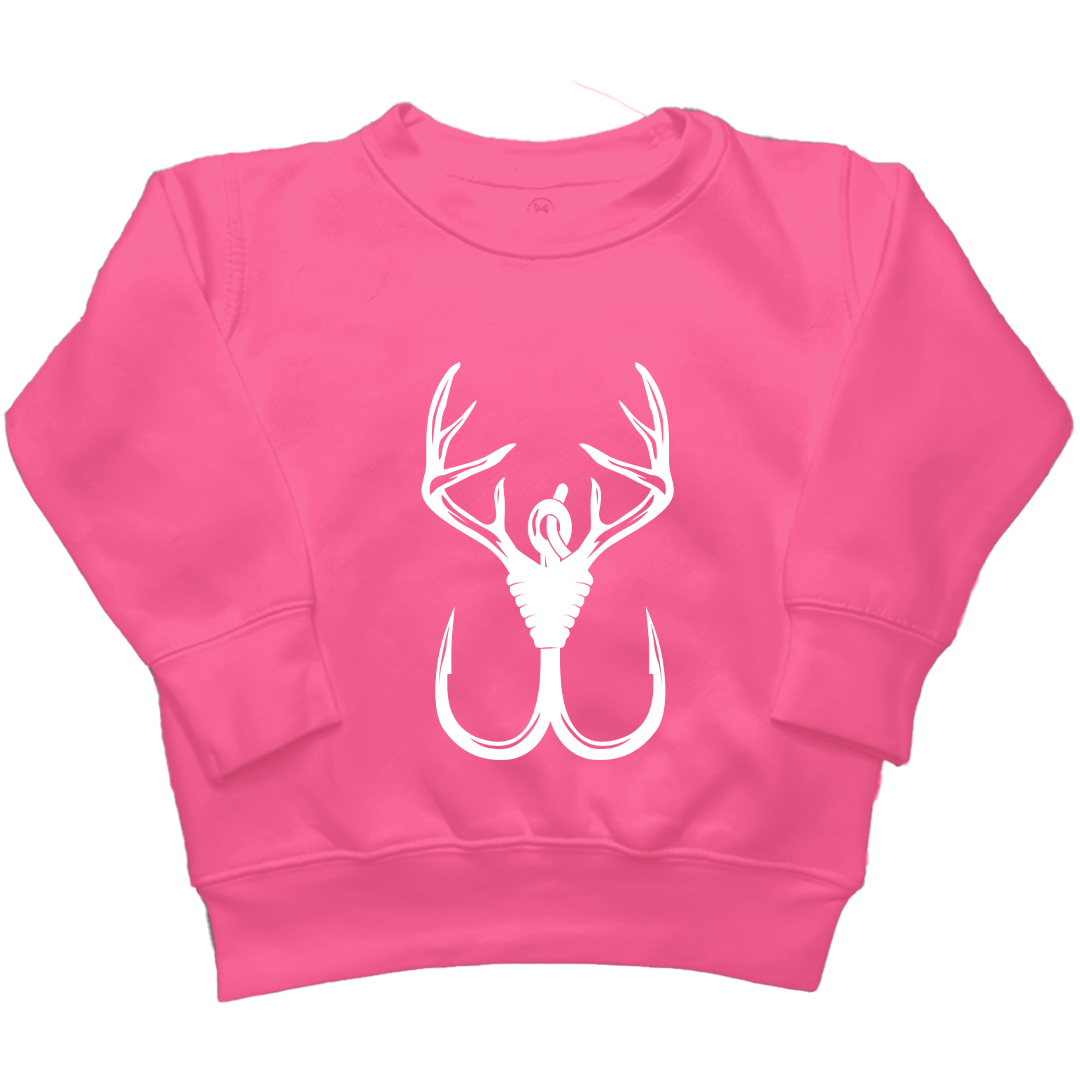 Antler Hook Kids Crew Neck Sweatshirt