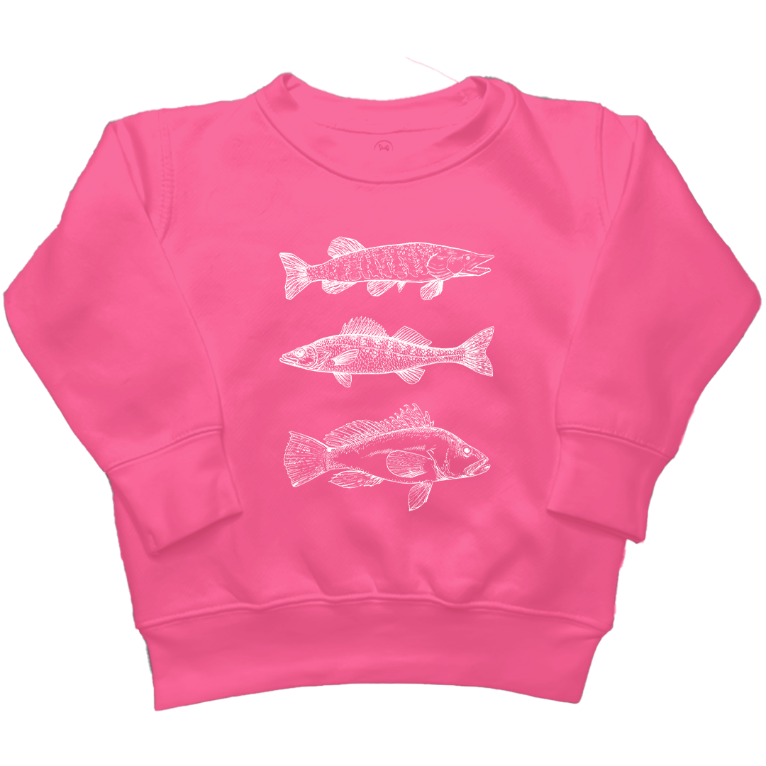 Midwest Fish Kids Crew Neck Sweatshirt