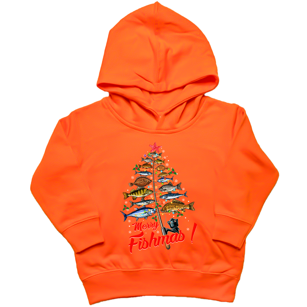 Merry Fishmas Toddler Hoodie