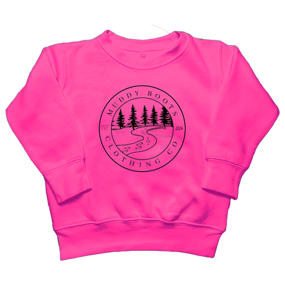 Muddy Trails Kids Crew Neck Sweatshirt