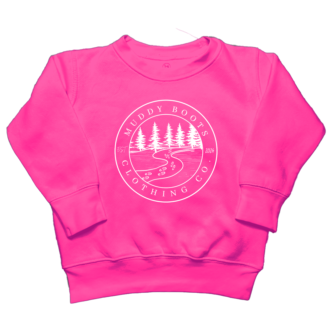 Muddy Trails Kids Crew Neck Sweatshirt