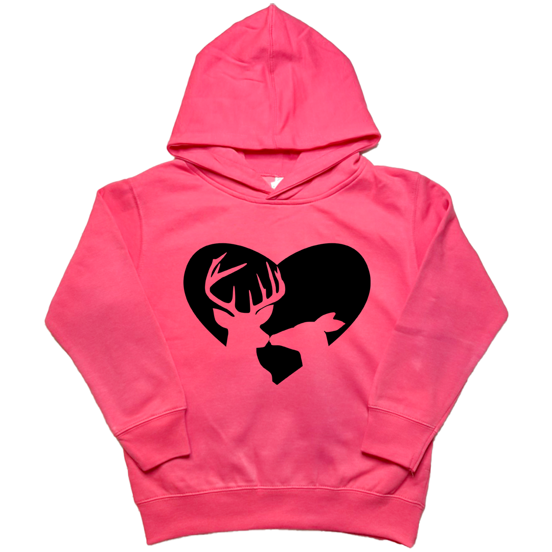 Deer Romance Kids Hoodie