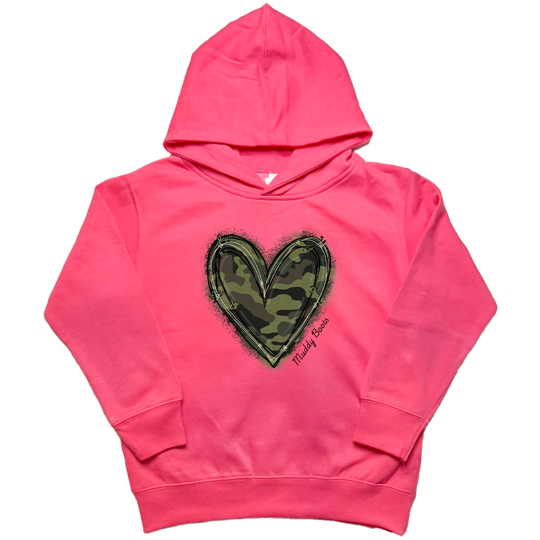 Hidden Heart Toddler Hoodie