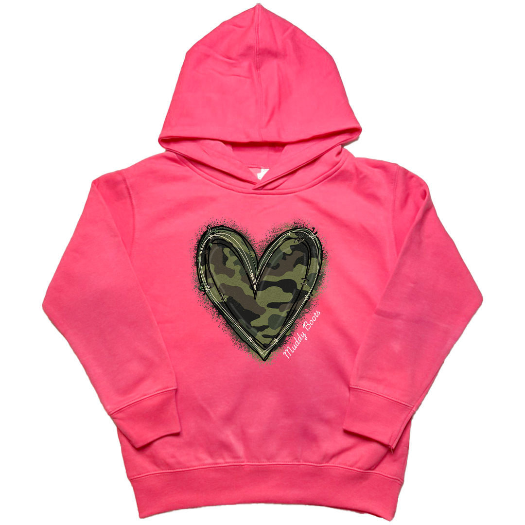 Hidden Heart Kids Hoodie