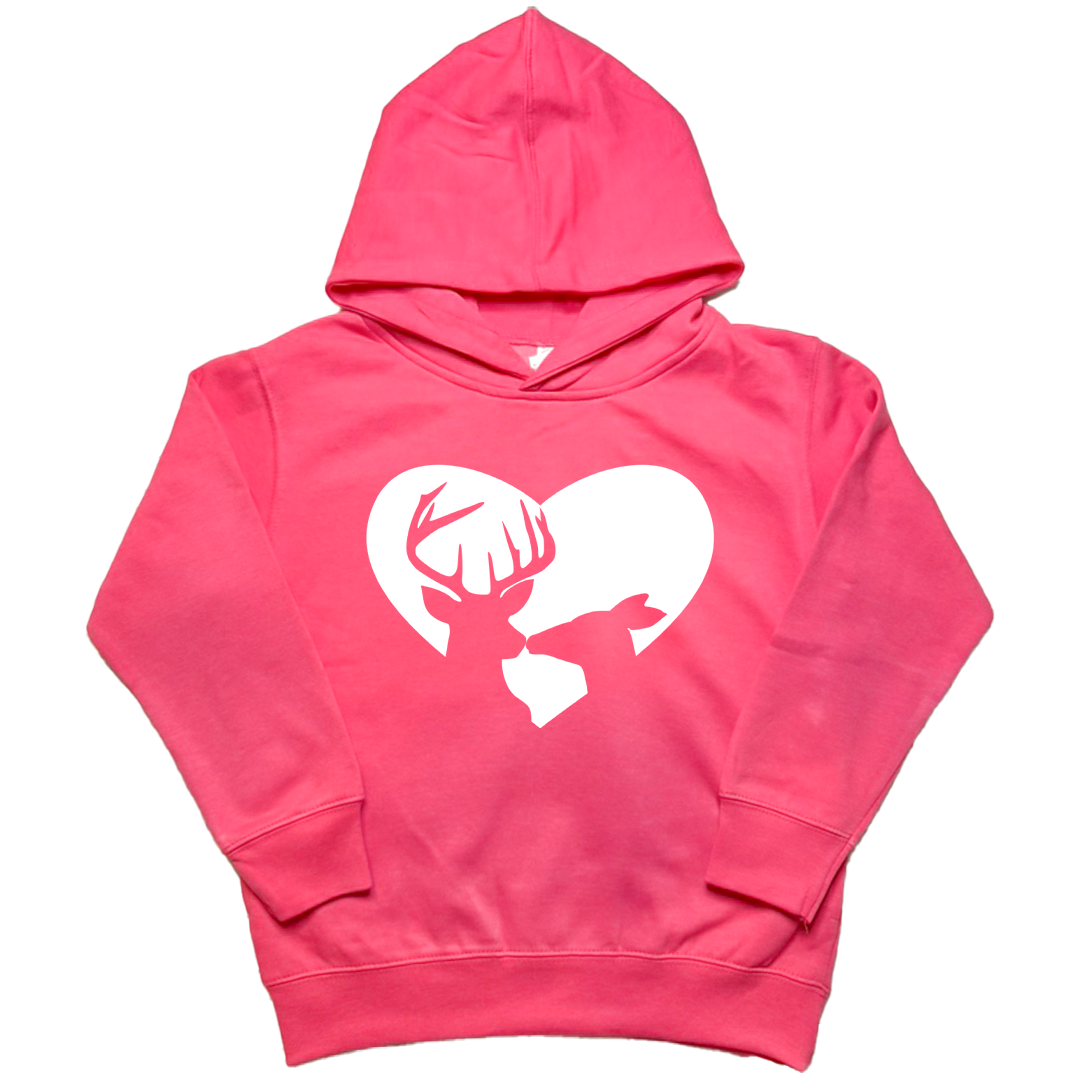 Deer Romance Kids Hoodie