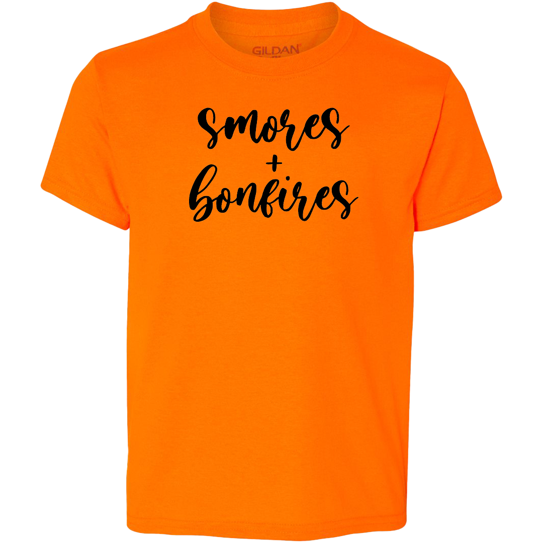 S'mores And Bonfires Kids Tee