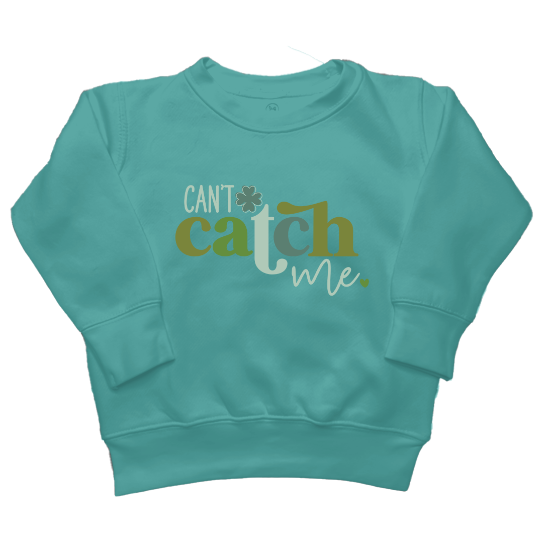 Can't Catch Me Toddler Crew Neck Sweatshirt