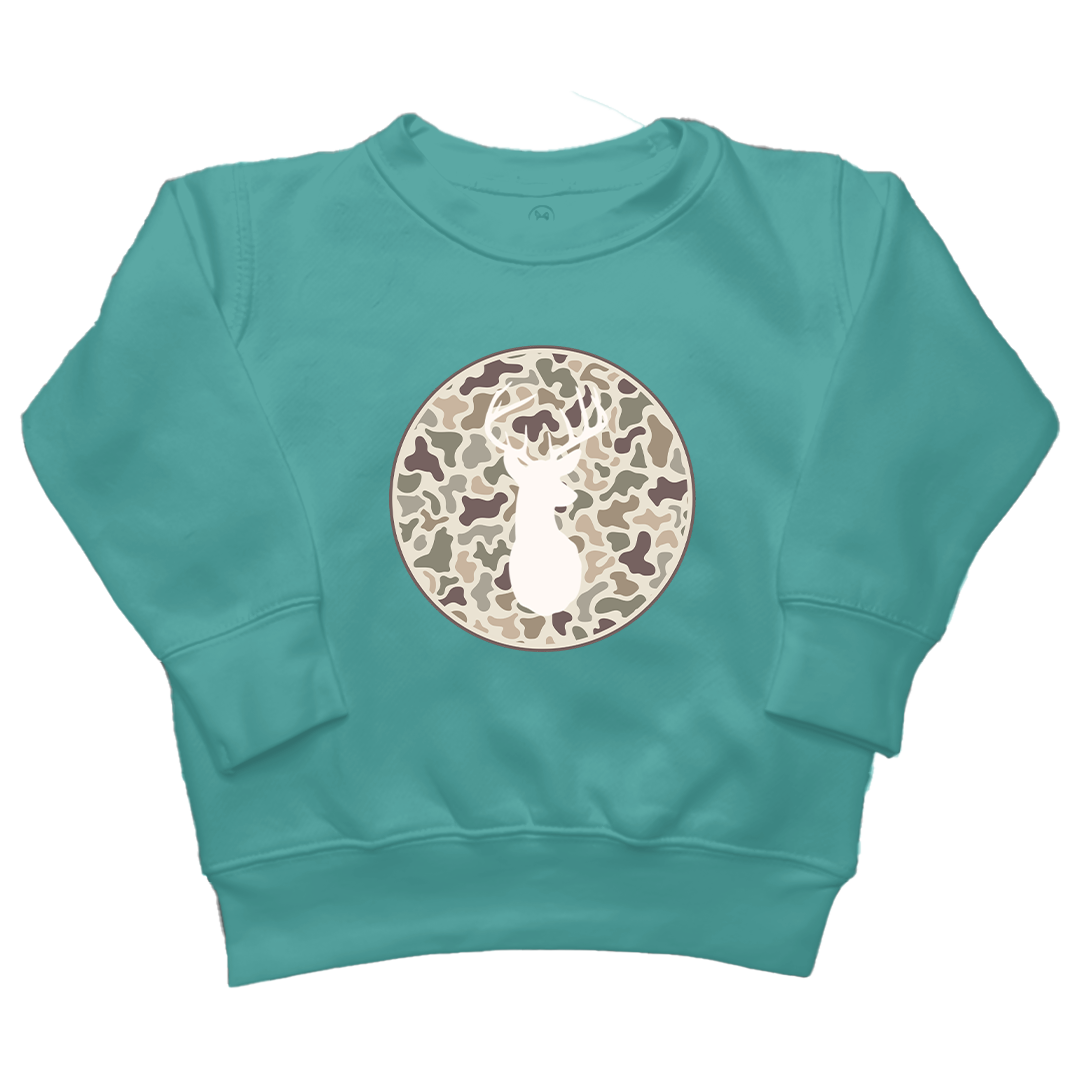 Whitetail Toddler Crew Neck Sweatshirt