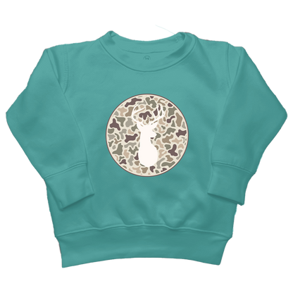 Whitetail Toddler Crew Neck Sweatshirt