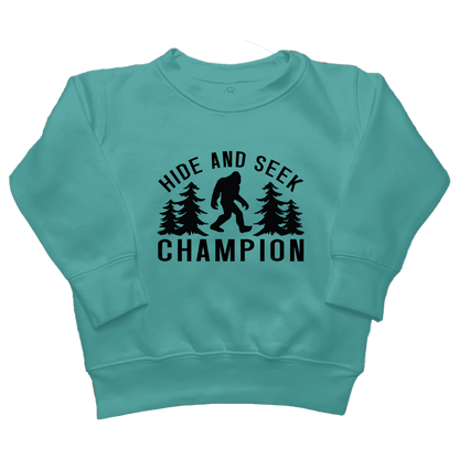 Hide and Seek Sasquatch Toddler Crew Neck Sweatshirt