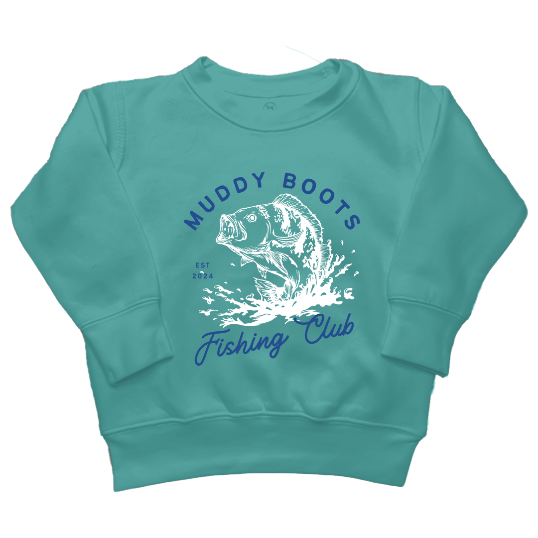 MB Fishing Club Toddler Crew Neck Sweatshirt