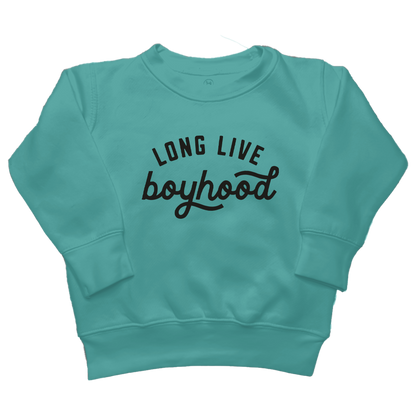 Long Live Boyhood Toddler Crew Neck Sweatshirt