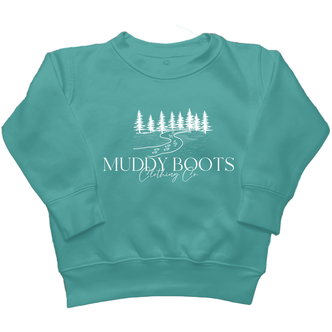 Muddy Trails Toddler Crew Neck Sweatshirt