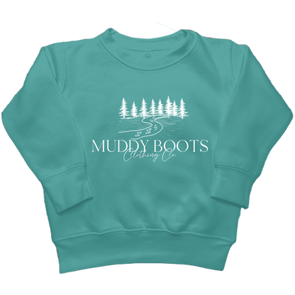 Muddy Boots Toddler Crew Neck Sweatshirt