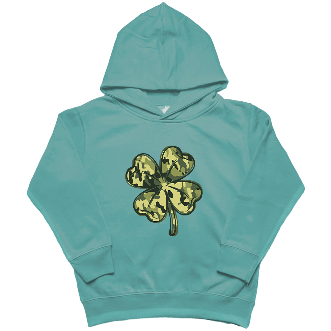 Camo Clover Toddler Hoodie