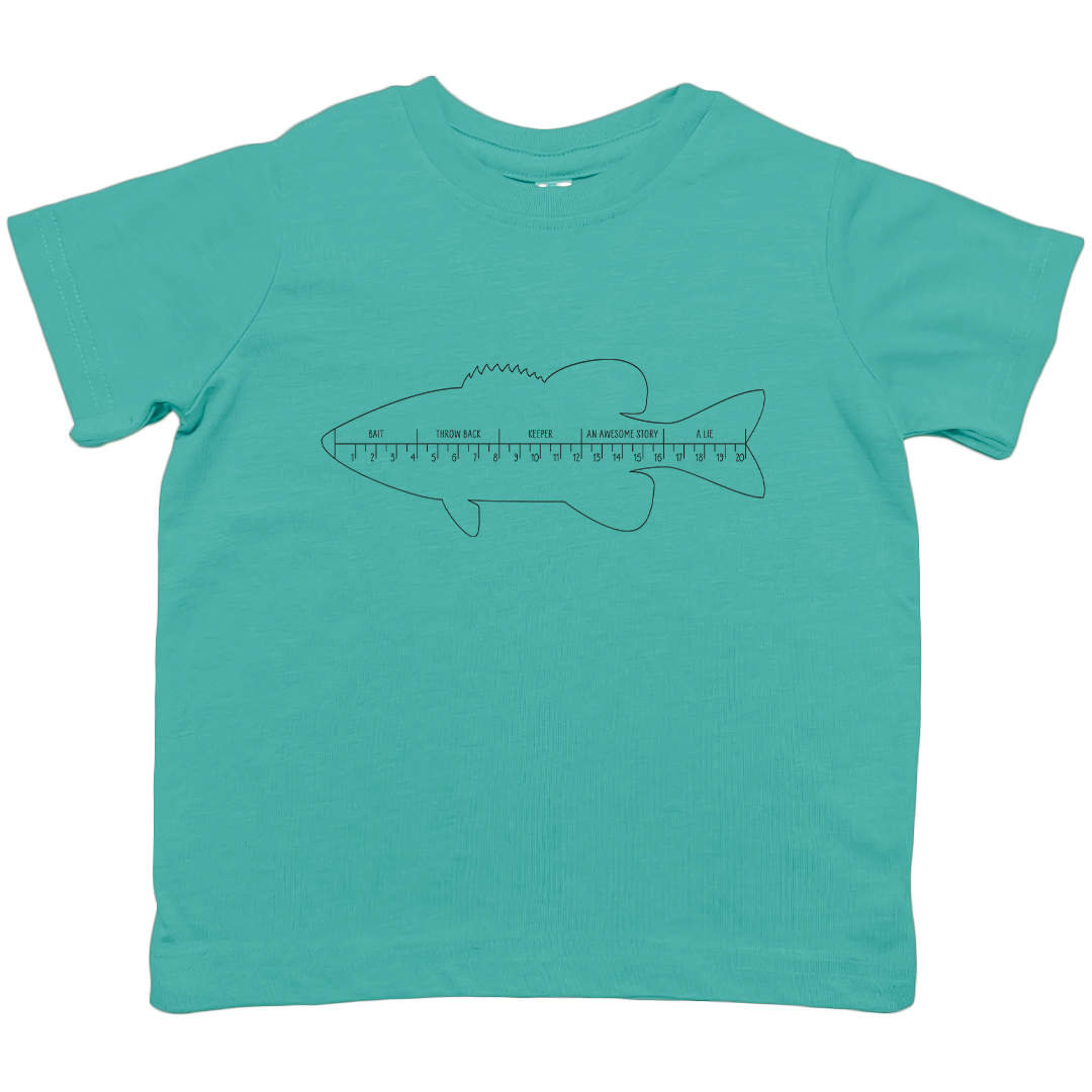 Fishing Ruler Toddler Tee