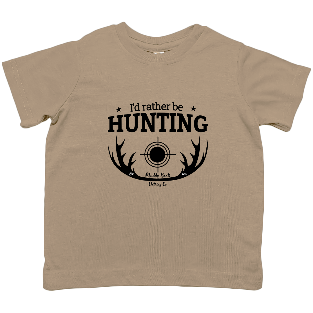 I'd Rather be Hunting Kids Tee