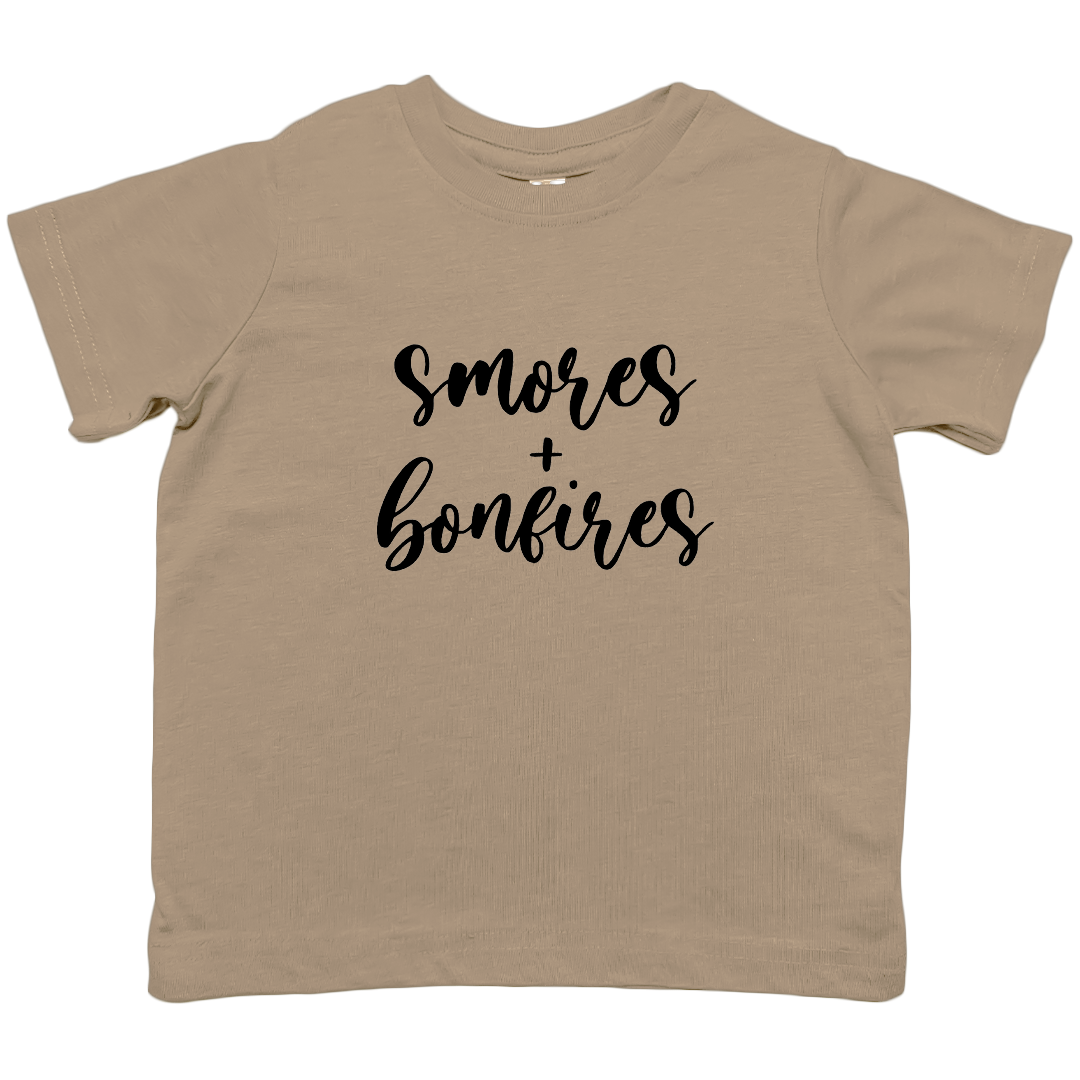 Smores And Bonfires Kids Tee