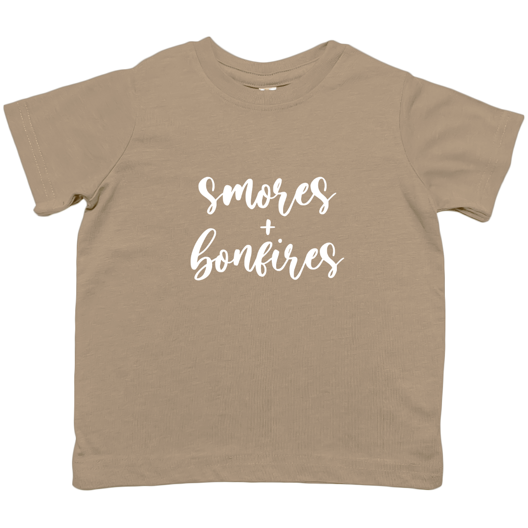 Smores And Bonfires Kids Tee