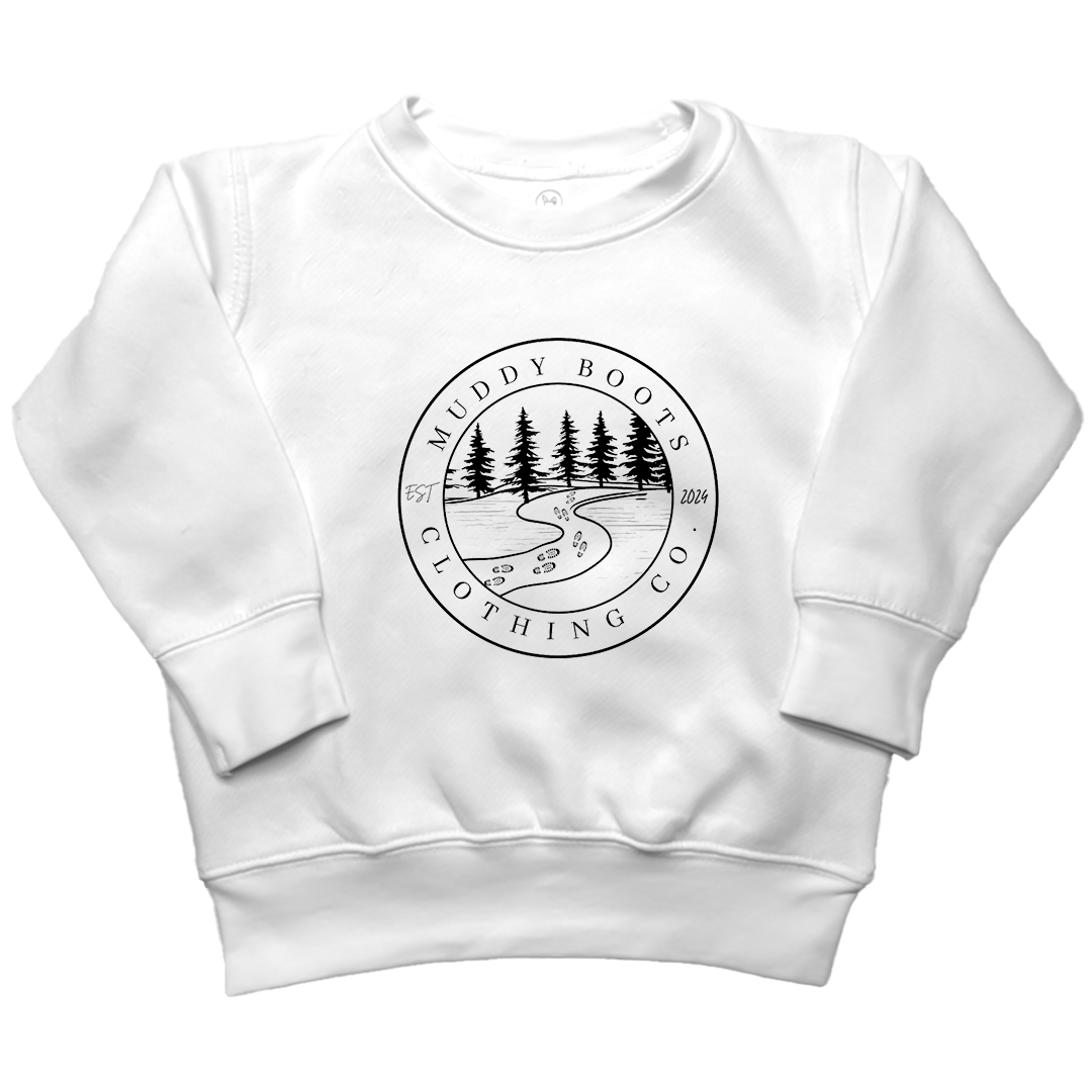 Muddy Trails Kids Crew Neck Sweatshirt