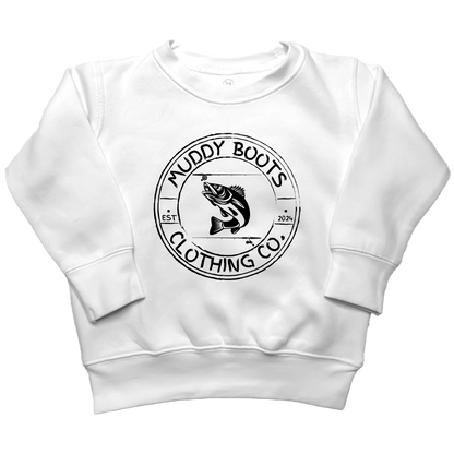 Rod Bending Kids Crew Neck Sweatshirt