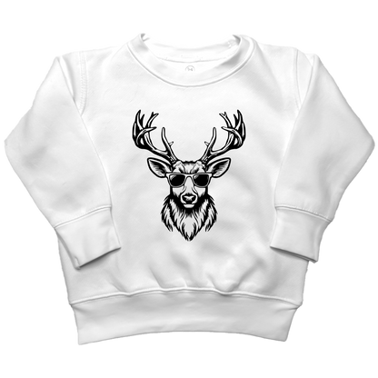 Cool Deer Kids Crew Neck Sweatshirt