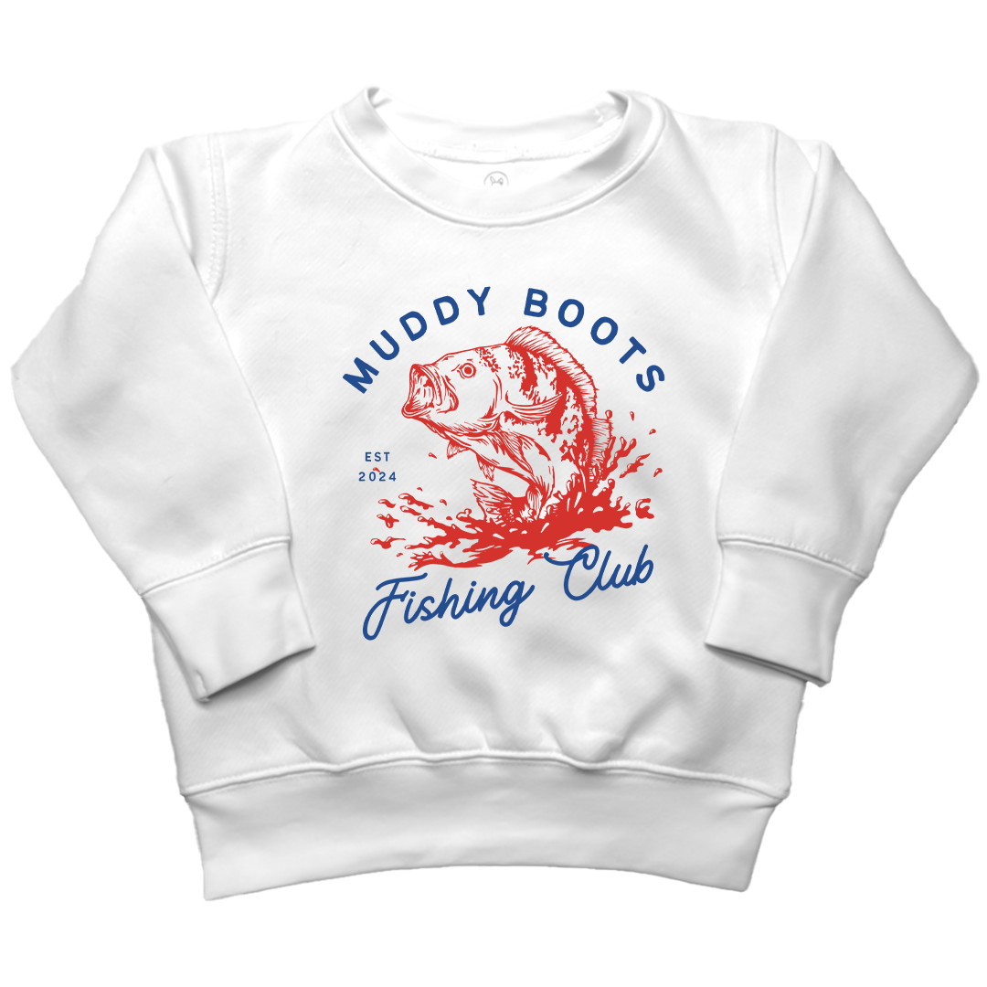 MB Fishing Club Kids Crew Neck Sweatshirt