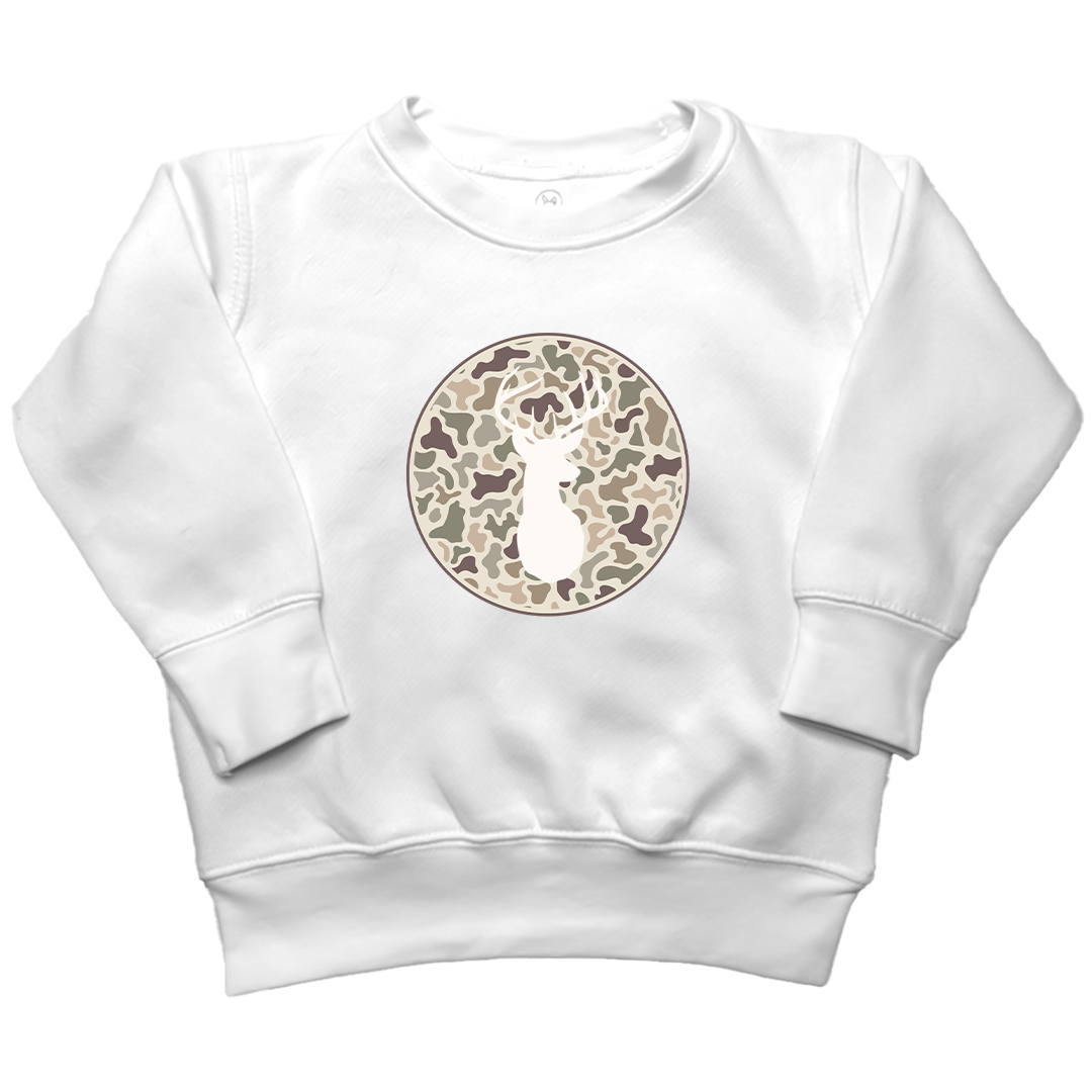 Whitetail Toddler Crew Neck Sweatshirt