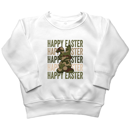 Happy Easter Kids Crew Neck Sweatshirt