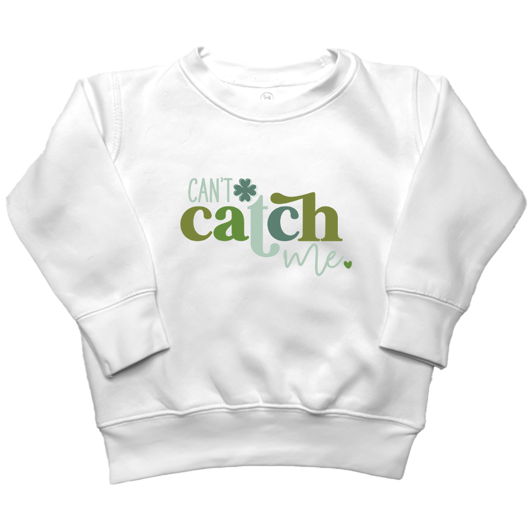 Can't Catch Me Kids Crew Neck Sweatshirt