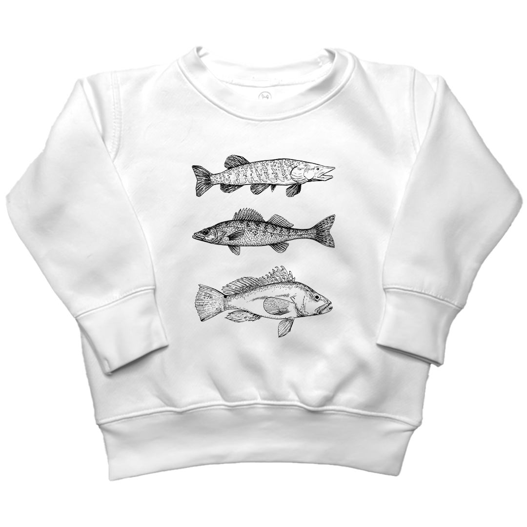 Midwest Fish Kids Crew Neck Sweatshirt