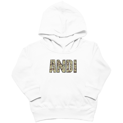 Personalized Camo Name Kids Hoodie