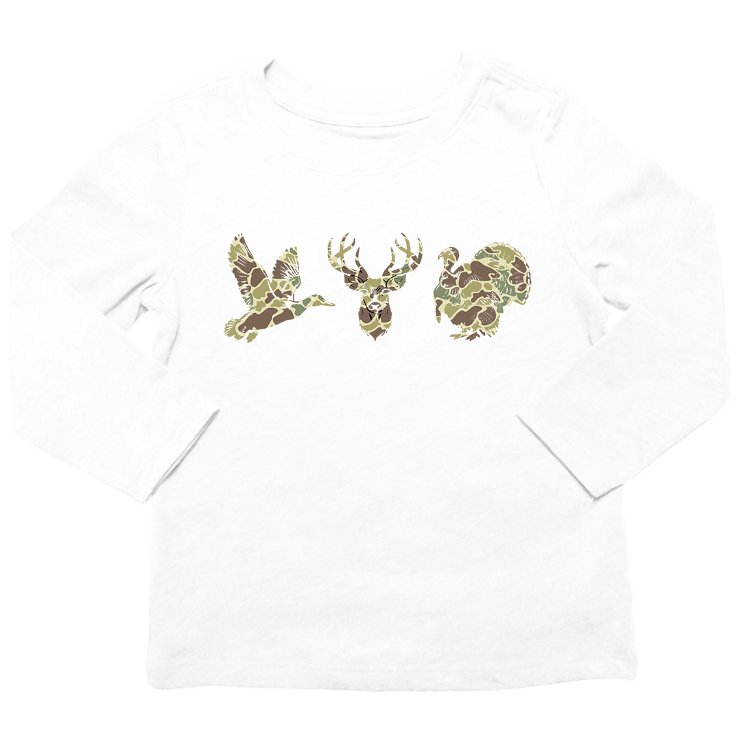 Hidden Animals Kids Long Sleeve Tee