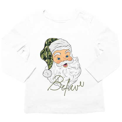 Believe in Santa Toddler Long Sleeve Tee