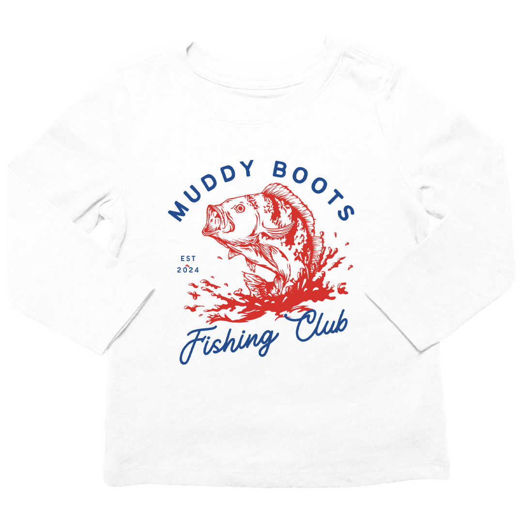 MB Fishing Club Kids Long Sleeve Tee