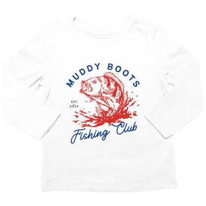 MB Fishing Club Kids Long Sleeve Tee