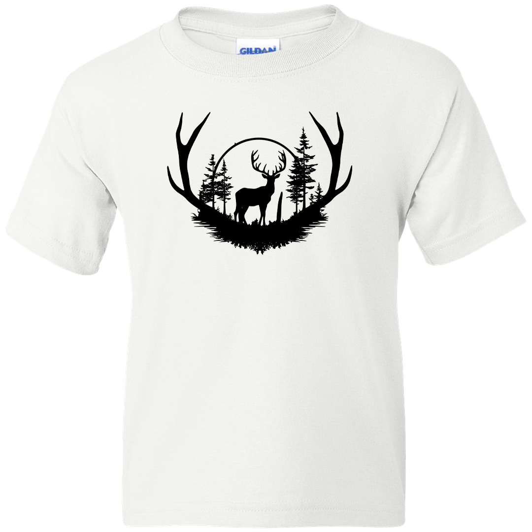 Deer Head Adult Tee