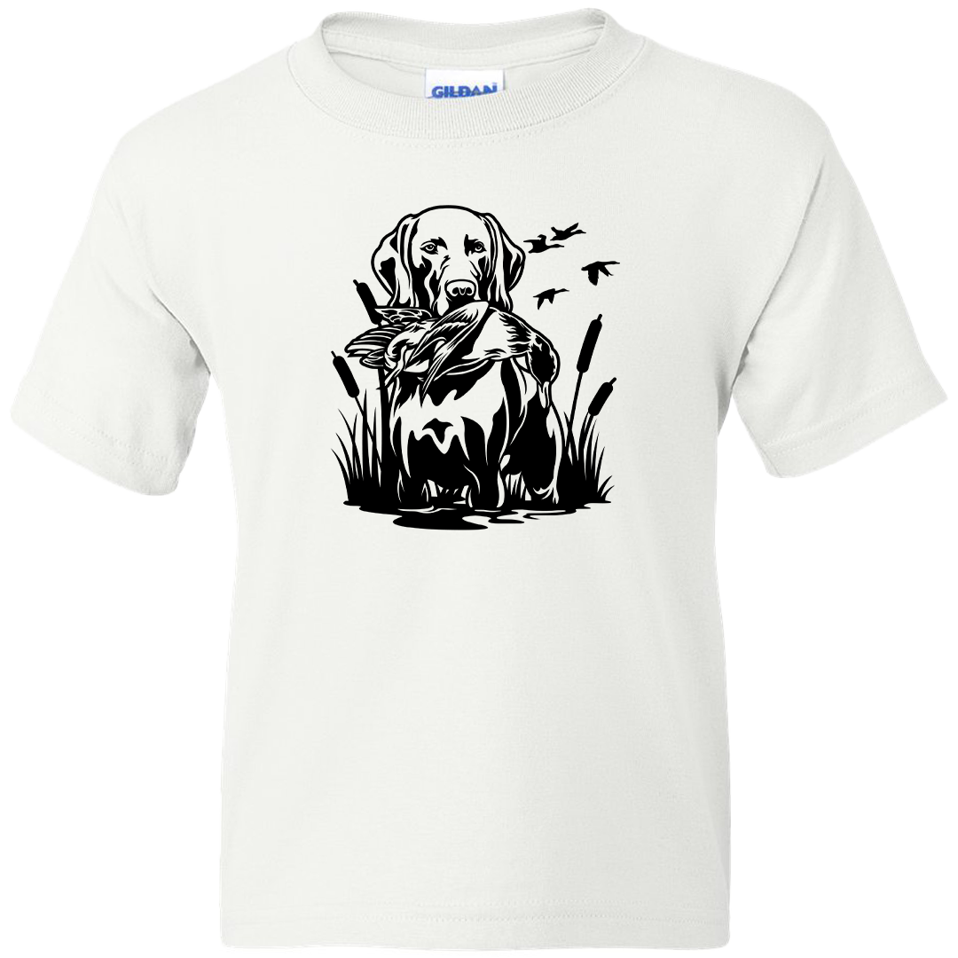 Duck Hunting Dog Adult Tee