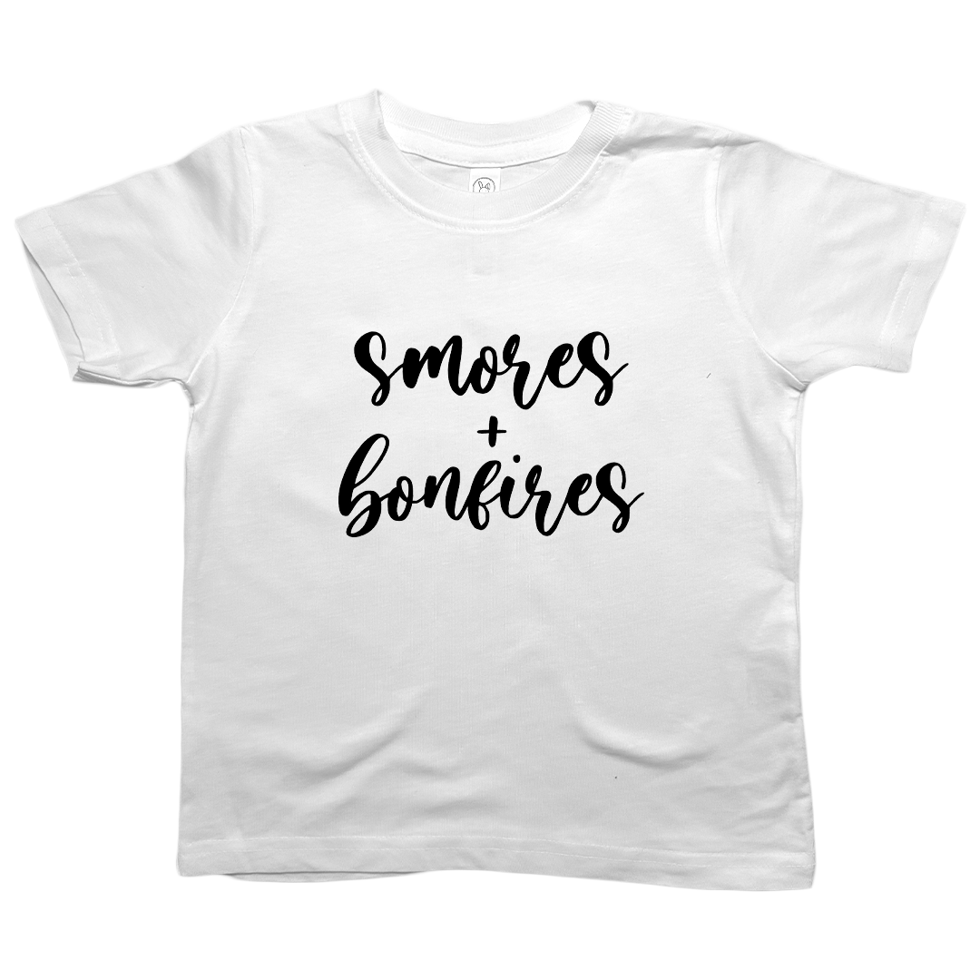 Smores And Bonfires Kids Tee