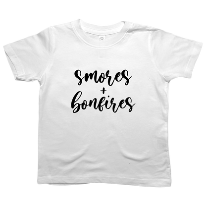 Smores And Bonfires Kids Tee